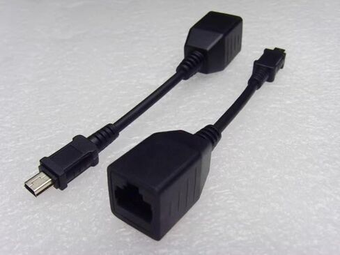 Mini USB Male to RJ45 Female Network Cable Port for External Wired Network Card Device Adapter, Mini Interface Microcontroller or Router External Network Cable 10CM in Saudi Arabia