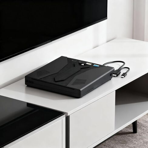 External Opticals Drive USB3.0 Disc Drive for Type C Devices Slot Loading Design Featuring Plug and Play Functionality Slot Loading Portable Disc ROM in Kuwait