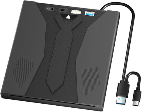 External Opticals Drive USB3.0 Disc Drive for Type C Devices Slot Loading Design Featuring Plug and Play Functionality Slot Loading Portable Disc ROM in Kuwait