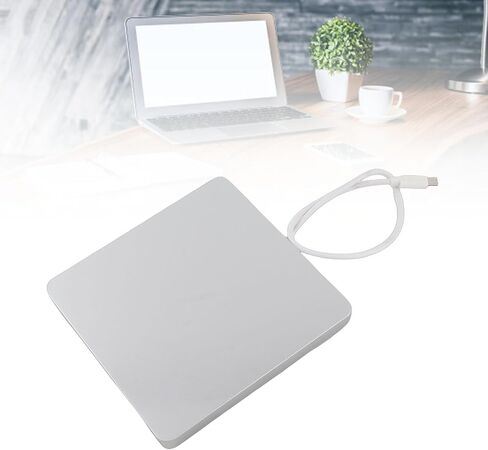 ناسخ أقراص DVD خارجي من النوع C من Buachois، فتحة تحميل USB C CD، تشغيل واحد هادئ للنسخ الاحتياطي لبيانات الكمبيوتر المحمول in Kuwait