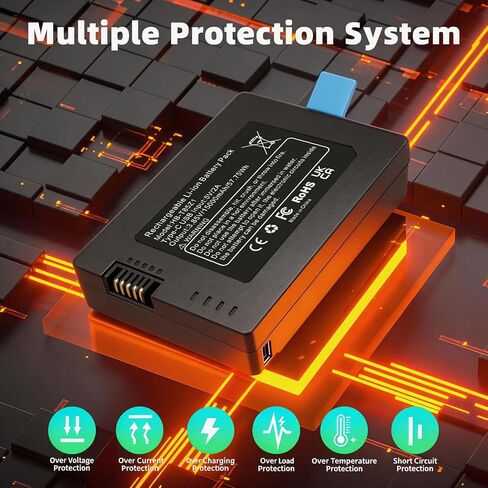 Security Rechargeable Battery for FamiLock S3, FamiLock S3 MAX, 15000mAh Lithium-Ion Replacement Battery for Fami Lock T85Z1, Enduring Energy Supply for Home Video Security Surveillance in Saudi Arabia