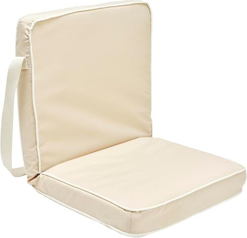 SUNNYLiFE Take Anywhere Folding Chair, Outdoor Portable Lounging Seat, 6 Adjustable Reclining Settings, Steel Frame, Polyester Fabric, Water Resistant, 38.19 x 19.69 x 3.15 inches, 1.82 lbs, Oyster in Saudi Arabia