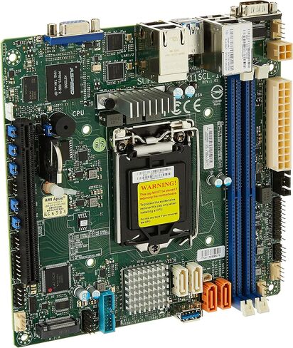 Supermicro MBD-X11SCL-IF-O X11SCL-IF - اللوحة الأم - Mini ITX - مقبس LGA1151 - C242 - USB 3.1 Gen 1-2 x Gigabit LAN - رسومات مدمجة in Saudi Arabia
