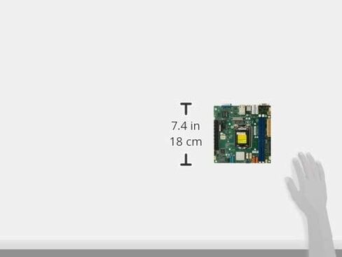 Supermicro MBD-X11SCL-IF-O X11SCL-IF - اللوحة الأم - Mini ITX - مقبس LGA1151 - C242 - USB 3.1 Gen 1-2 x Gigabit LAN - رسومات مدمجة in Saudi Arabia