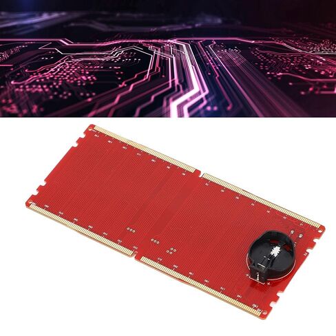 Tester Card, DDR5 Desktop Mainboard Test Card, Ram Memory Slot Tester Card with LED Light for Maintenance Diagnosing Faults in Saudi Arabia