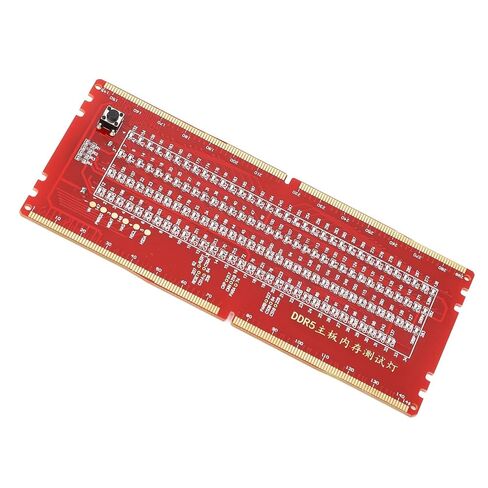 Tester Card, DDR5 Desktop Mainboard Test Card, Ram Memory Slot Tester Card with LED Light for Maintenance Diagnosing Faults in Saudi Arabia