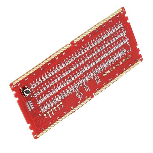 Tester Card, DDR5 Desktop Mainboard Test Card, Ram Memory Slot Tester Card with LED Light for Maintenance Diagnosing Faults in Saudi Arabia