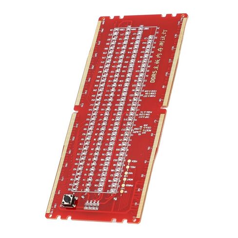 Tester Card, DDR5 Desktop Mainboard Test Card, Ram Memory Slot Tester Card with LED Light for Maintenance Diagnosing Faults in Saudi Arabia