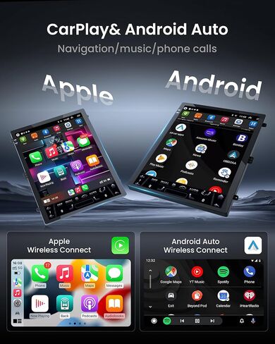 [8Core 4GB+64GB] Car Radio for Ford F150 2015 2016 2017 2018 2019 2020: 12.1'' HD Touch Screen Stereo with Wireless Carplay Android Auto GPS 5GWiFi BT5.0 FM AM RDS DSP Split Screen Backup Camera in Saudi Arabia