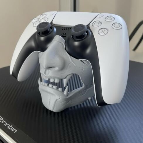 Skull Controller Holder Stand for PS5 Xbox – 3D Printed Gaming Controller Stand, Desk Organizer, Gamer Decor in Saudi Arabia