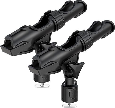 2 Pack Kayak Fishing Rod Holders - Large Size, Adjustable, Durable, Secure Track Mount for Kayak Canoe Anglers, Kayak Accessories in Saudi Arabia