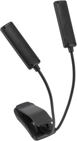 YWBL-WH مصباح قراءة LED يعمل بالبطارية، قابل للتعديل بزاوية 360 درجة معقوفة، مشبك/حامل USB قابل لإعادة الشحن على مصباح الكتاب للدراسة والتخييم in Saudi Arabia