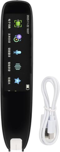 Asixxsix Scanning Pen, Dual Microphones Touchscreen Text to Speech Translation Pen, Reading with Massive Vocabulary Database and Builtin Dictionaries for Students Language Learners in Saudi Arabia
