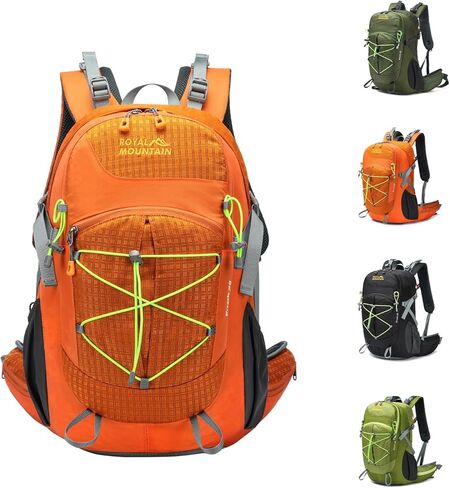 Hiking Backpack for Men Women,28L Lightweight Waterproof Backpacks Travel Camping Backpack Hiking Daypack for Cycling Running,Black in Saudi Arabia