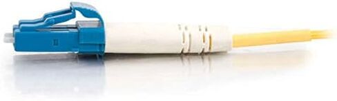 كابل ألياف بصرية C2G 37464 OS2 - LC-LC 9/125 كابل ألياف PVC مزدوج الوضع، أصفر (49.2 قدم، 15 مترًا) in Kuwait