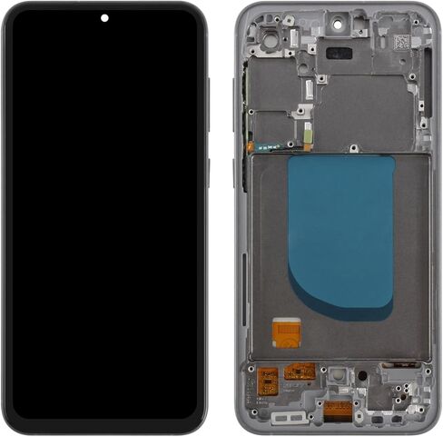 استبدال الشاشة لهاتف Samsung Galaxy S23 FE SM-S711U SM-S711B SM-S711W SM-S7110 SM-S711N 6.4 بوصة شاشة LCD تعمل باللمس مع إطار أسود (Incell، وليس بصمة الإصبع) in Saudi Arabia
