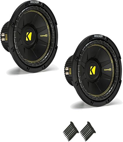 KICKER CWCD104 CompC 10" Subwoofers Bundle Dual 4-Ohm Voice Coil in Saudi Arabia