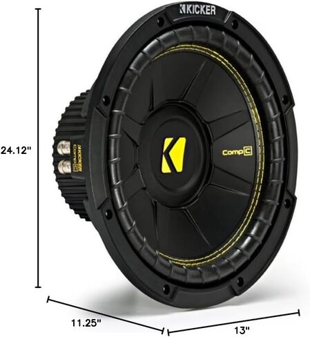 KICKER CWCD104 CompC 10" Subwoofers Bundle Dual 4-Ohm Voice Coil in Saudi Arabia