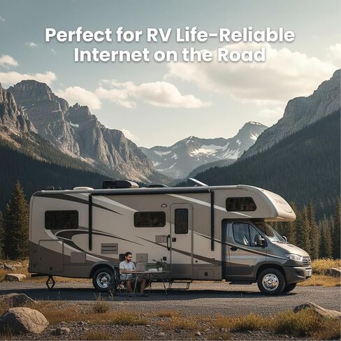 SpaceX Starlink Mini X Includes External WiFi Router – Portable Satellite Internet Kit with Improved Indoor Coverage, WiFi 6 Router, Easy Setup for Travel, RV & Home in Saudi Arabia