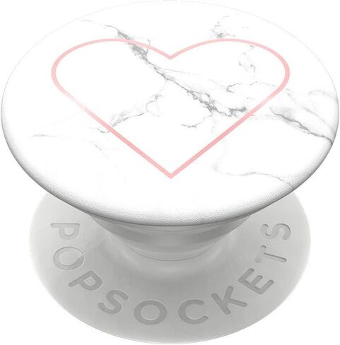 PopSockets: حامل ومقبض PopGrip الموسع مع جزء علوي قابل للتبديل للهواتف والأجهزة اللوحية - Stoney Heart in Saudi Arabia