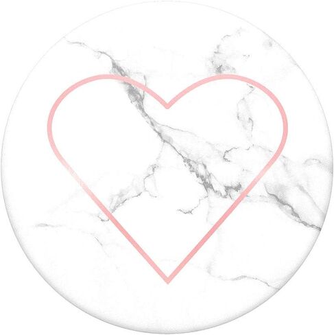 PopSockets: حامل ومقبض PopGrip الموسع مع جزء علوي قابل للتبديل للهواتف والأجهزة اللوحية - Stoney Heart in Saudi Arabia