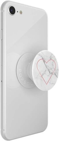 PopSockets: حامل ومقبض PopGrip الموسع مع جزء علوي قابل للتبديل للهواتف والأجهزة اللوحية - Stoney Heart in Saudi Arabia