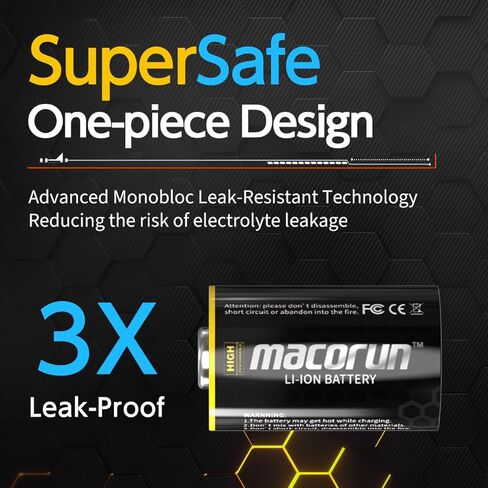 CR2 3V Lithium Battery 2 Pack, 935mAh Real Capacity Non-Rechargeable CR2 Battery, Long Lasting Power CR2 Batteries Low Self-Discharge Rate CR2 Lithium Battery, 12-Year Shelf Life in Saudi Arabia