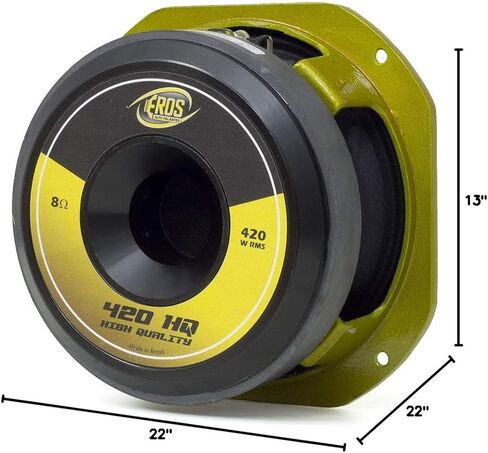 Eros 8" E-420 HQ - 420 Watts RMS - 8 Ohm Woofer in Saudi Arabia