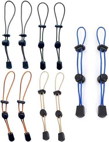 10Pcs Hiking Pole Holders for Backpack,Adjustable Elastic Rope Fasteners for Hands-Free Trekking Pole Straps, Camping and Mountaineering in Saudi Arabia