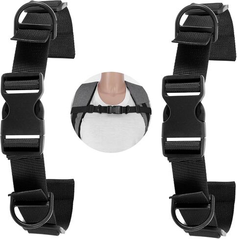 2 Pack Backpack Chest Strap, Adjustable Backpack Chest Straps Add On with Quick Release Buckle and Slide Lock, Heavy Duty Sternum Straps for Backpacks for Hiking, Jogging, Travel in Saudi Arabia