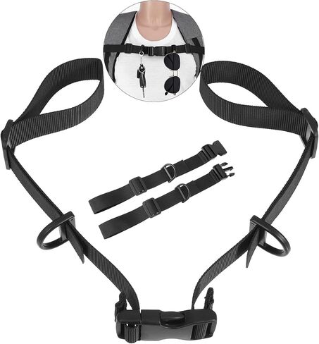 2 Pack Backpack Chest Strap, Adjustable Backpack Chest Straps Add On with Quick Release Buckle and Slide Lock, Heavy Duty Sternum Straps for Backpacks for Hiking, Jogging, Travel in Saudi Arabia