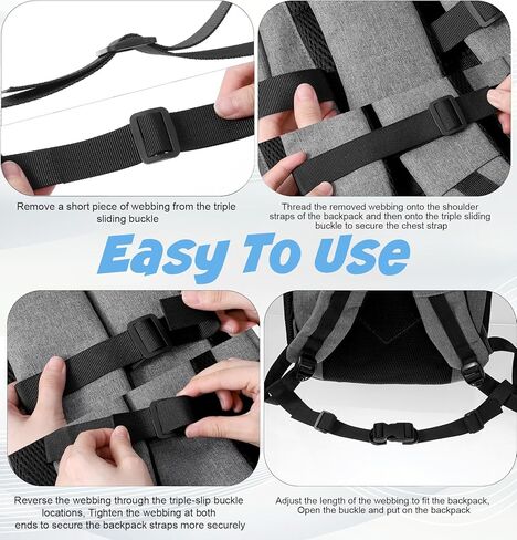 2 Pack Backpack Chest Strap, Adjustable Backpack Chest Straps Add On with Quick Release Buckle and Slide Lock, Heavy Duty Sternum Straps for Backpacks for Hiking, Jogging, Travel in Saudi Arabia