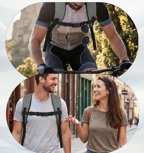 2 Pack Backpack Chest Strap, Adjustable Backpack Chest Straps Add On with Quick Release Buckle and Slide Lock, Heavy Duty Sternum Straps for Backpacks for Hiking, Jogging, Travel in Saudi Arabia