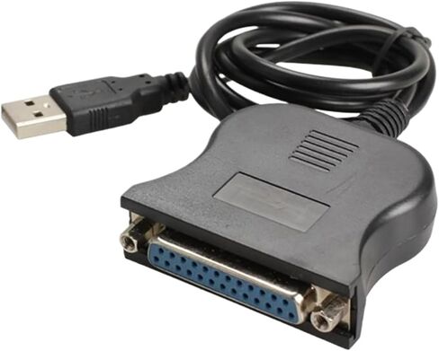 USB DB25 25Pin Male to Female Printer Parallel Port IEEE 1284 LPT Adapter Converter Cable Cord Parallel Port Converter H8WD in Saudi Arabia