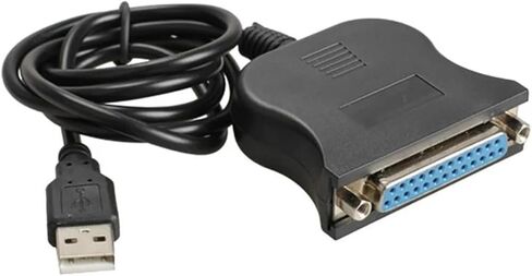 USB DB25 25Pin Male to Female Printer Parallel Port IEEE 1284 LPT Adapter Converter Cable Cord Parallel Port Converter H8WD in Saudi Arabia