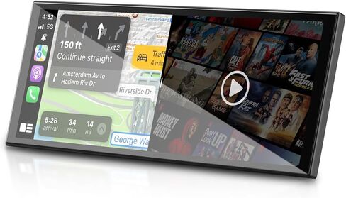 OTTOCAST OttoScreen AI, 11.4" Portable CarPlay Screen for Car with YouTube and Backup Camera for iPhone(iOS 8+) Android Auto(Android 11+), Built-in Apps, Voice Control, Android 15 OS in Saudi Arabia