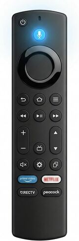 جهاز تحكم عن بعد بديل للتلفزيون الذكي، متوافق مع Insignia، Toshiba، TCL، Hisense Smart TV، التحكم الصوتي، الاقتران الفوري، 4 اختصارات للتطبيقات - ليس لنظام التشغيل Roku in Kuwait