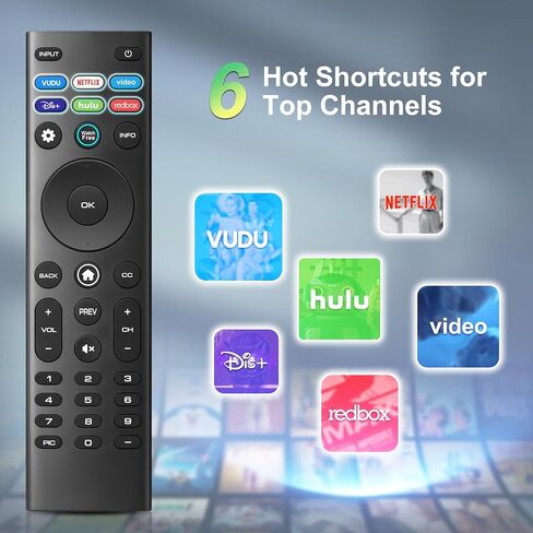 Universal XRT140R لاستبدال جهاز التحكم عن بعد VIZIO-Smart-TV (حزمة من 2) in Kuwait