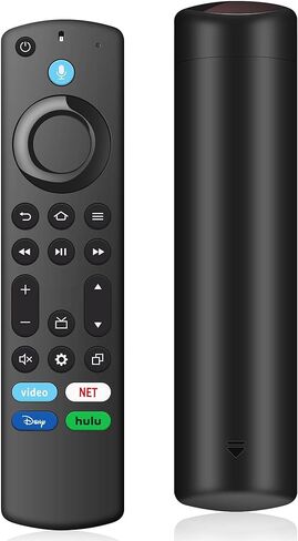 بديل FireStick Remote مناسب لعصا التلفزيون الذكية Fire (الجيل الثاني/الثالث)، Stick Lite/4K Max/4K، مكعب التلفزيون (الجيل الأول/الثاني/الثالث)، التلفزيون الذكي (الجيل الثالث)، لتلفزيون Toshiba/Insignia/Pioneer in Saudi Arabia