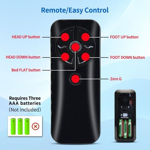 استبدال جهاز التحكم عن بعد RF399A RF368B MC120TS لسرير كيسون القابل للتعديل عن بعد/قاعدة سرير قابلة للتعديل من Tempurpedic JLDK.30.03.20، متوافق مع كيسون MC120TS JLDP.15.012.404، ضمان لمدة عامين in Kuwait