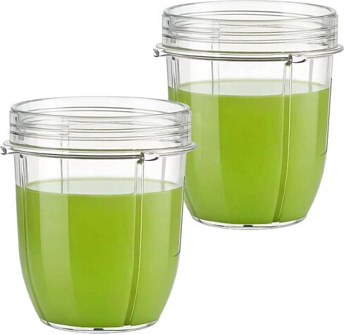 قطع غيار 12 أوقية. كوب لـ Auto-iQ Nutri Ninja BL2012/BL2013/BL450/BL456/BL480/BL480D/481/482/486/487/487A/488W/490/491/492/492W/640/642/642W/642Z/680A/682 /NN100/NN100A/NN101/NN102 (1) in Kuwait