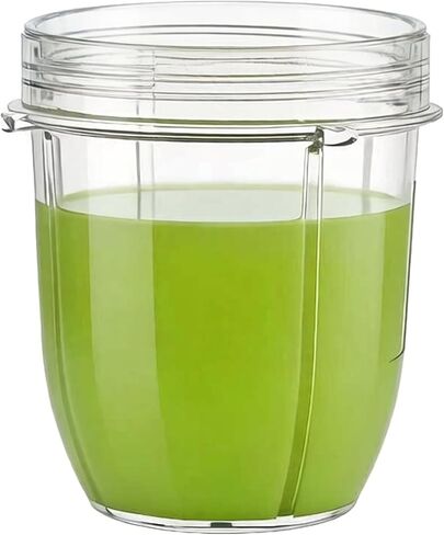 قطع غيار 12 أوقية. كوب لـ Auto-iQ Nutri Ninja BL2012/BL2013/BL450/BL456/BL480/BL480D/481/482/486/487/487A/488W/490/491/492/492W/640/642/642W/642Z/680A/682 /NN100/NN100A/NN101/NN102 (1) in Kuwait