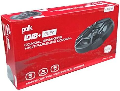 Polk Audio 6.5" 300W 2 Way Car/Marine ATV Stereo Coaxial Speakers DB652 (Pair) (Renewed) in Saudi Arabia