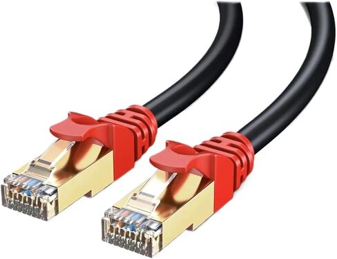 كابل إيثرنت CAT 8، كابل إيثرنت Cat 7 Cat 6 بسرعة 40 جيجابت في الثانية RJ45 CAT8 (CAT6 مسطح، 10.0 متر) in Saudi Arabia