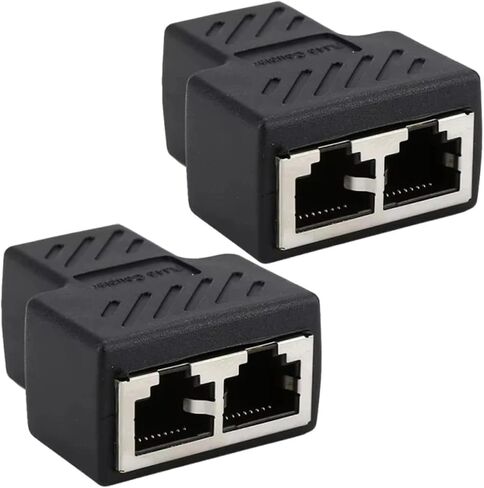 RJ45 Ethernet Cable Female Splitter Adapter Connector in Saudi Arabia