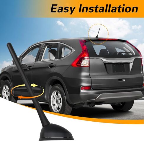 سارية هوائي راديو السيارة، هوائي TPU مقاس 7 بوصات متوافق مع Honda CR-V 2007-2016 Fit 2015-2020 استبدال #: 39151-T5R-A01 39151-T5R-305 in Saudi Arabia