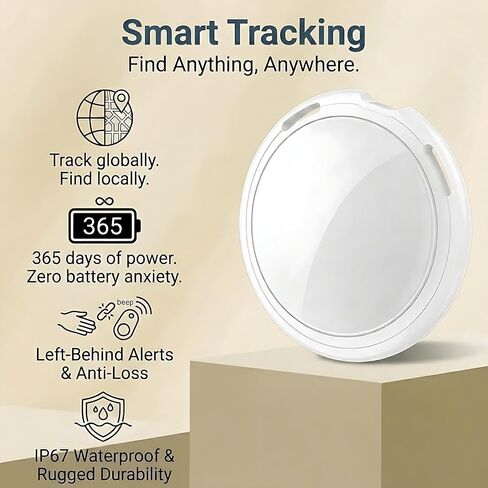 2 Pack GPS Tracker for Vehicles Works with Apple Find My(iOS Only) Mini Real-Time Hidden Car Locator Air Tracker Tag Undetectable Tracking Device for Car Global Coverage No Monthly Fee or SIM Required in Saudi Arabia