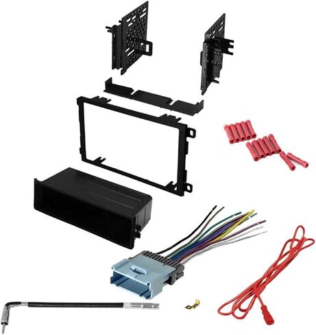 حزمة CACHÉ KIT953 مع مجموعة تركيب ستيريو للسيارة لـ Pontiac Grand AM 2001 - 2005 في مجموعة أجهزة القياس، والحزام، والهوائي لأجهزة استقبال راديو Din الفردية أو المزدوجة (4 عناصر) in Saudi Arabia