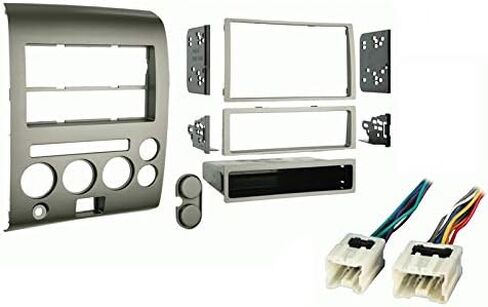 Harmony Audio HA-707550 Compatible with Fits Nissan Titan 2006-2007 Factory Stereo Radio to Aftermarket Radio Harness Adapter and 99-7606 Dual Zone AC in Saudi Arabia