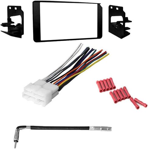 CACHÉ KIT820 Bundle with Car Stereo Installation Kit for GMC 1995 – 1999 Suburban – in Dash Mounting Kit, Harness, Antenna Adapter for Double Din Radio Receivers (4 Item) in Saudi Arabia
